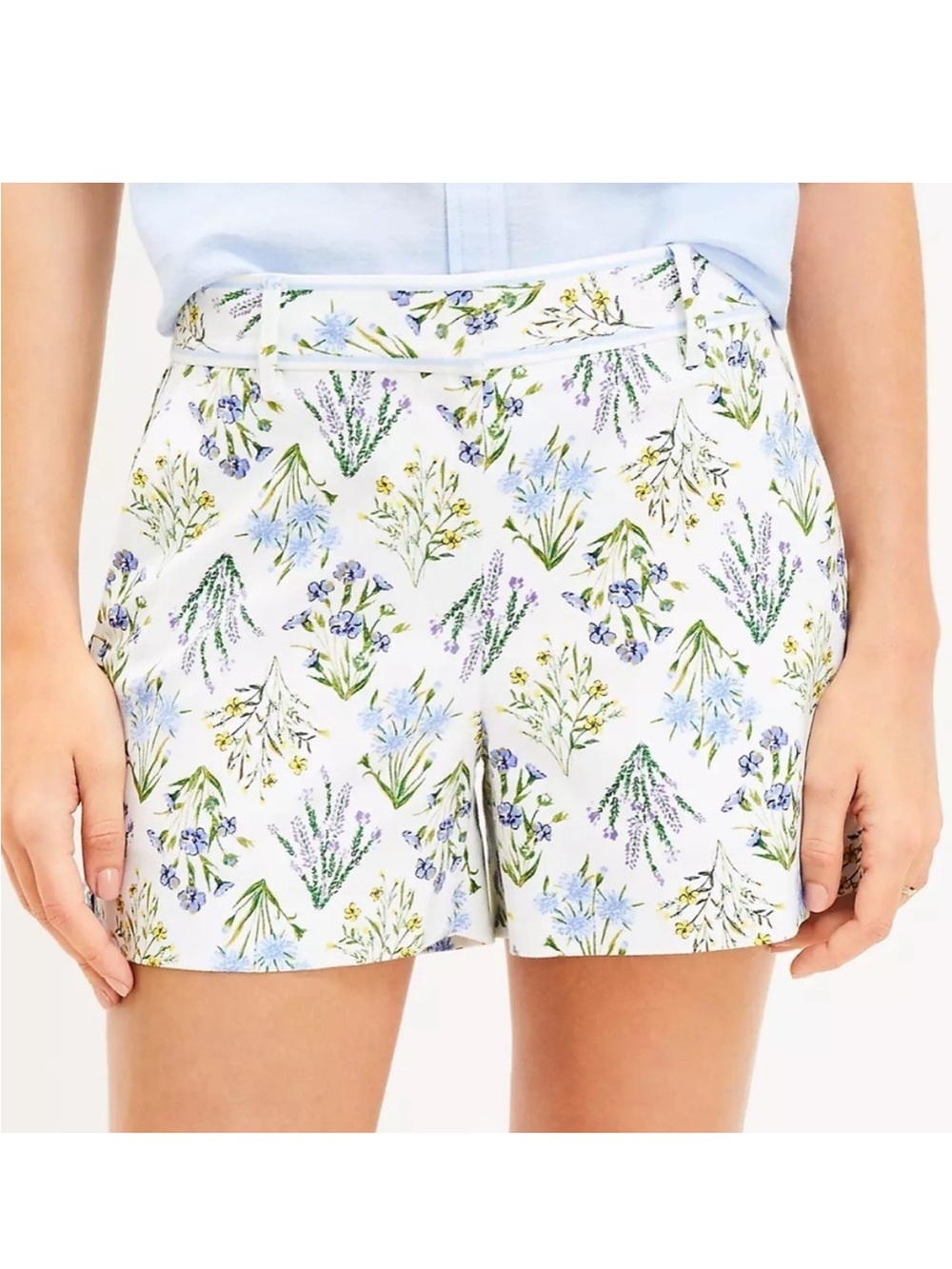 LOFT Gentle Bouquet Wildflowers Print Women's Shorts